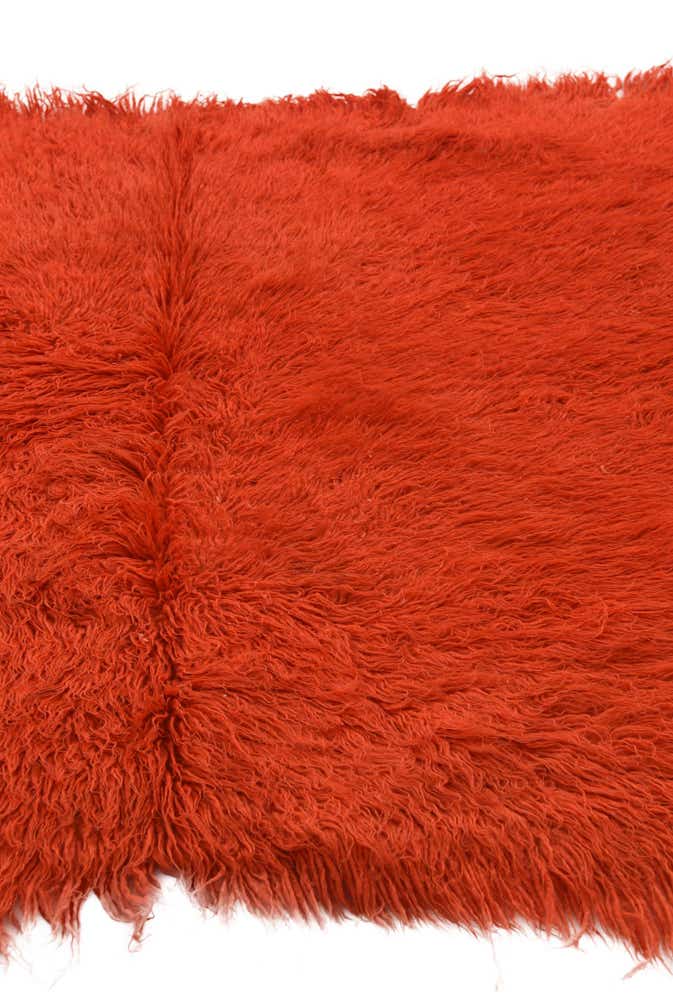 4' 2 x 5' 10 Hand Knotted Moroccan Wool Rug