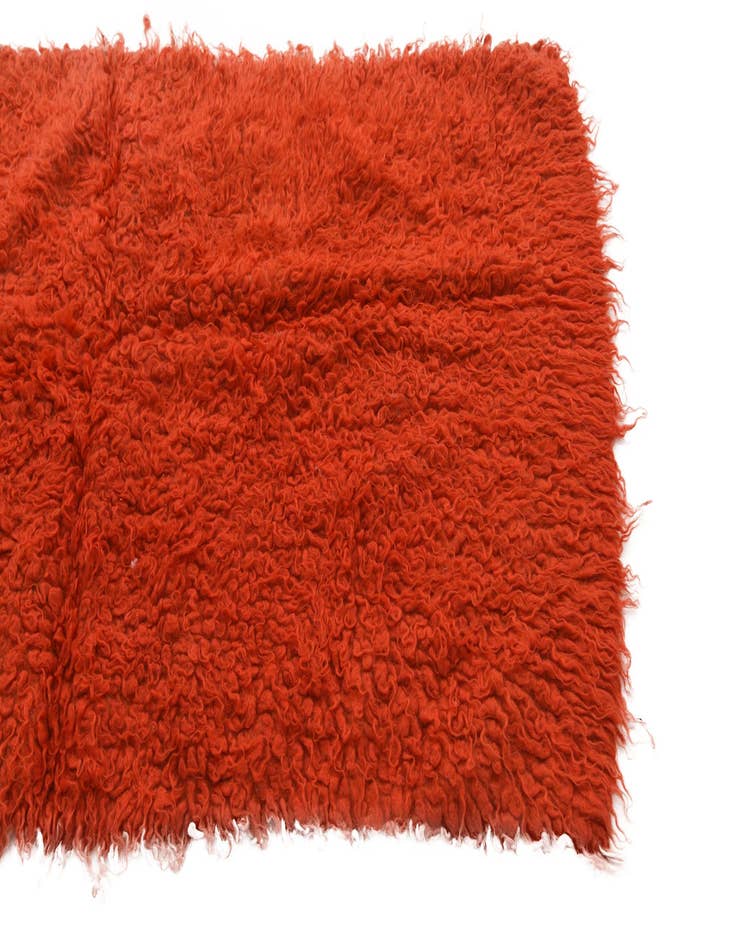 Detail image of 2' 8 x 5'  Hand Knotted Moroccan Wool Rug