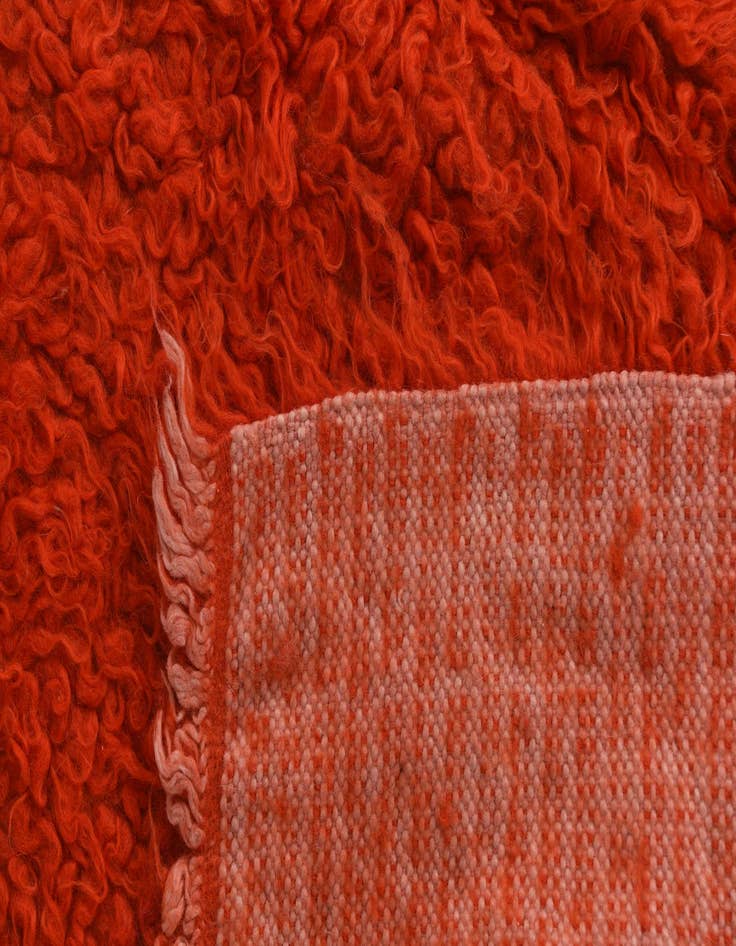 Detail image of 2' 8 x 5'  Hand Knotted Moroccan Wool Rug