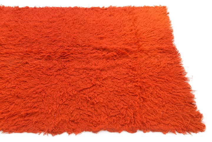 4' 9 x 6' 7 Hand Knotted Moroccan Wool Rug