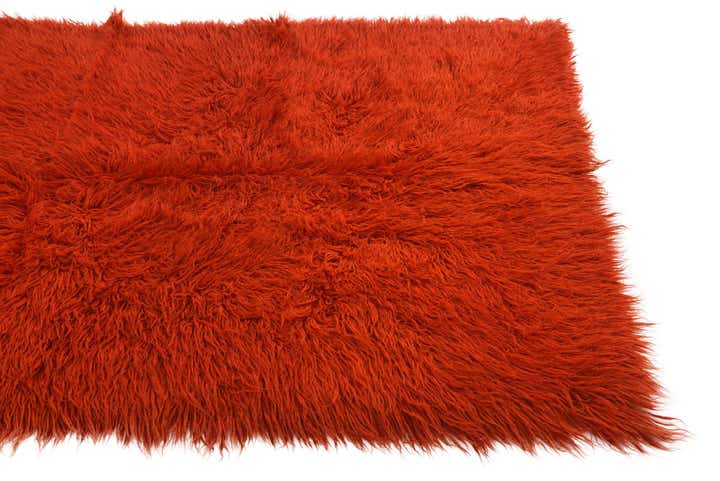 4' 5 x 5' 6 Hand Knotted Moroccan Wool Rug