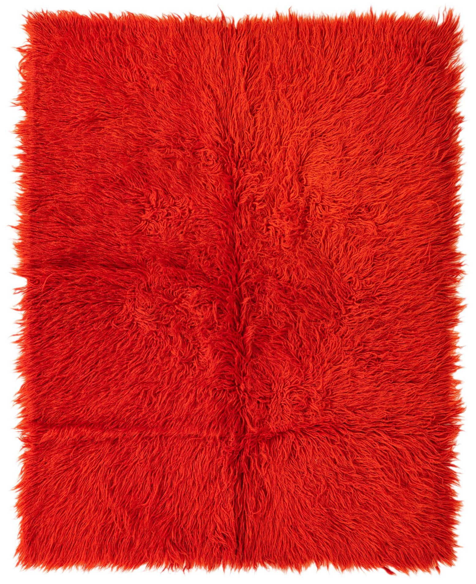 4' 5 x 5' 6 Hand Knotted Moroccan Wool Rug