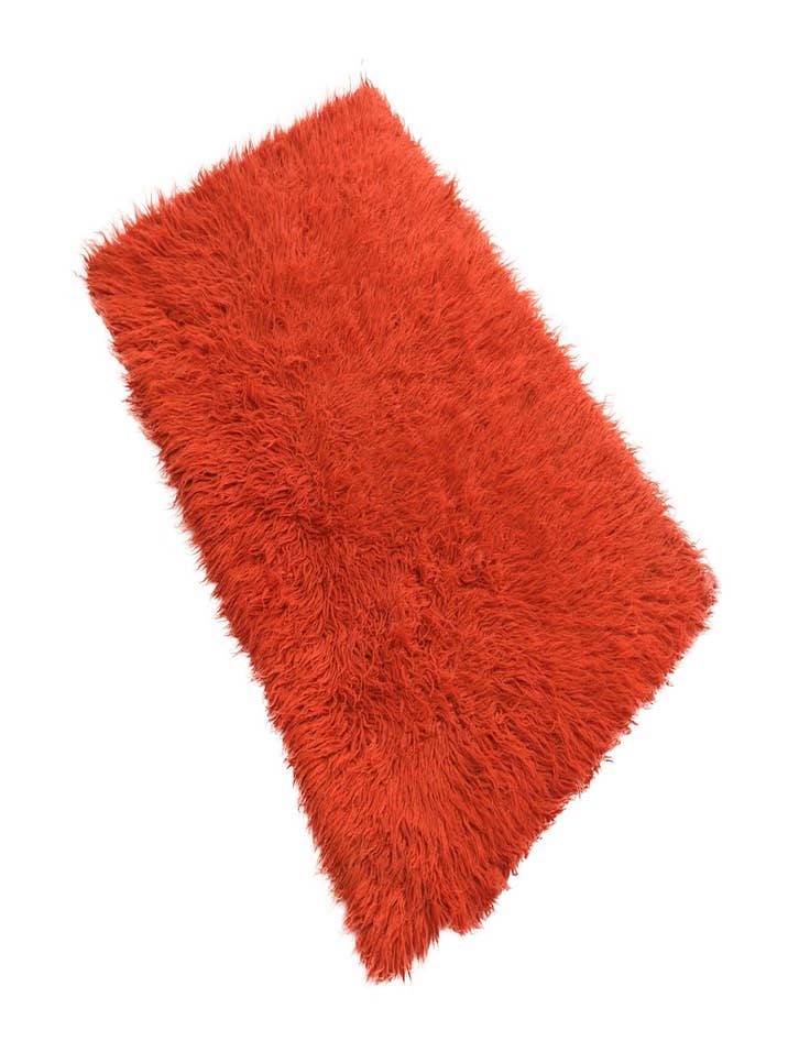 Detail image of 2' 7 x 4' 1  Hand Knotted Moroccan Wool Rug