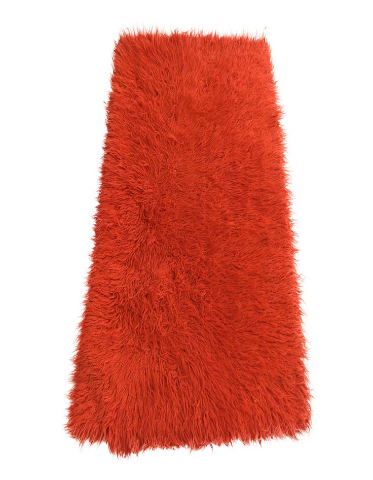 Detail image of 2' 7 x 4' 1  Hand Knotted Moroccan Wool Rug