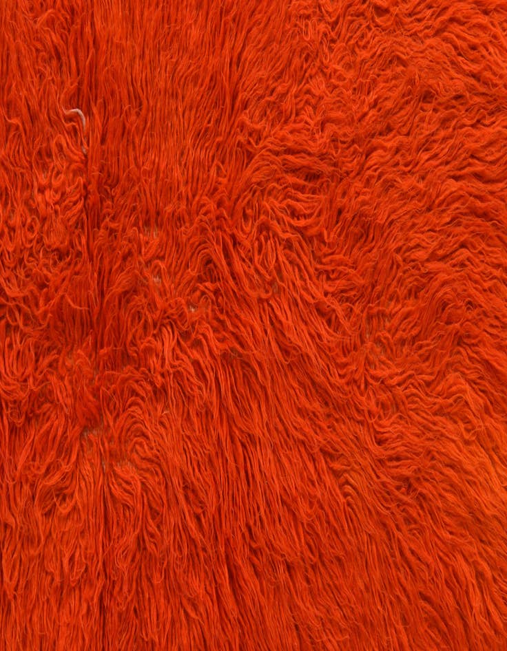 Detail image of 3' 2 x 5' 3  Hand Knotted Moroccan Wool Rug