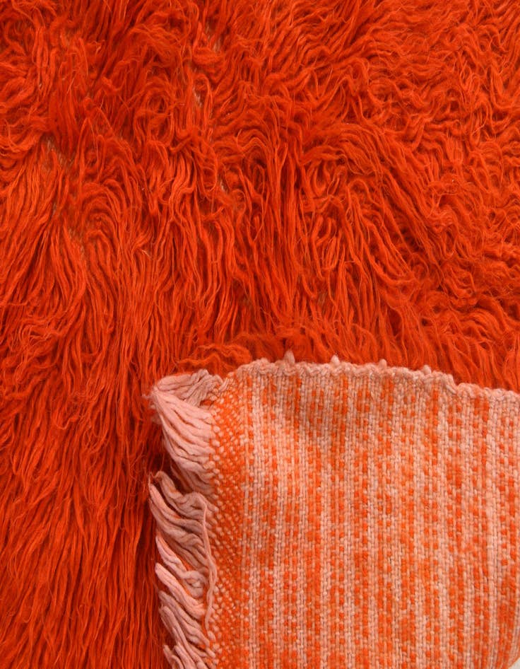 Detail image of 3' 2 x 5' 3  Hand Knotted Moroccan Wool Rug