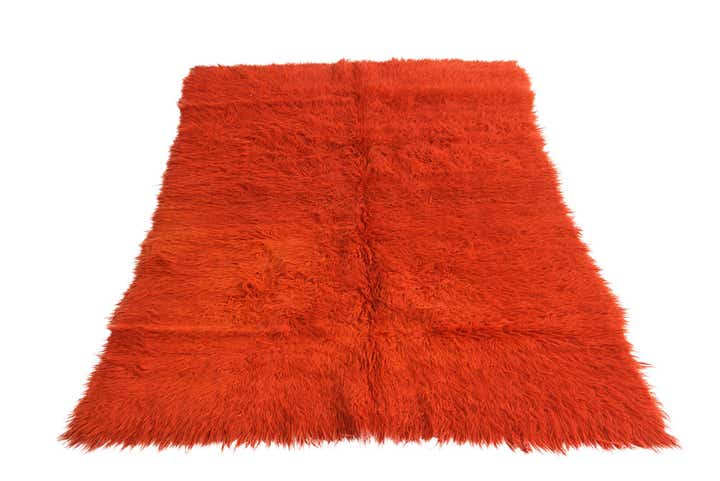 4' 4 x 6' 5 Hand Knotted Moroccan Wool Rug