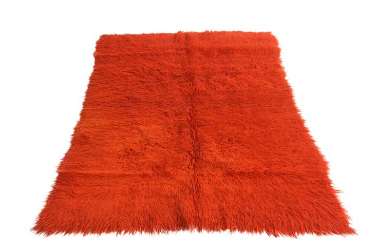 Detail image of 4' 4 x 6' 5 Hand Knotted Moroccan Wool Rug