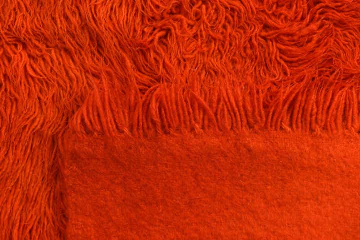 4' 4 x 6' 5 Hand Knotted Moroccan Wool Rug