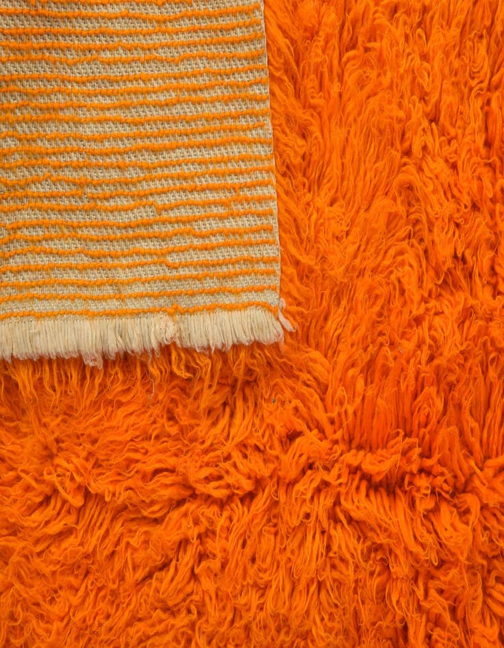 Detail image of 4' 9 x 6' 7  Hand Knotted Moroccan Wool Rug