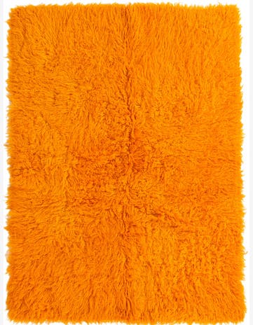 4' 9 x 6' 7 Hand Knotted Moroccan Wool Rug
