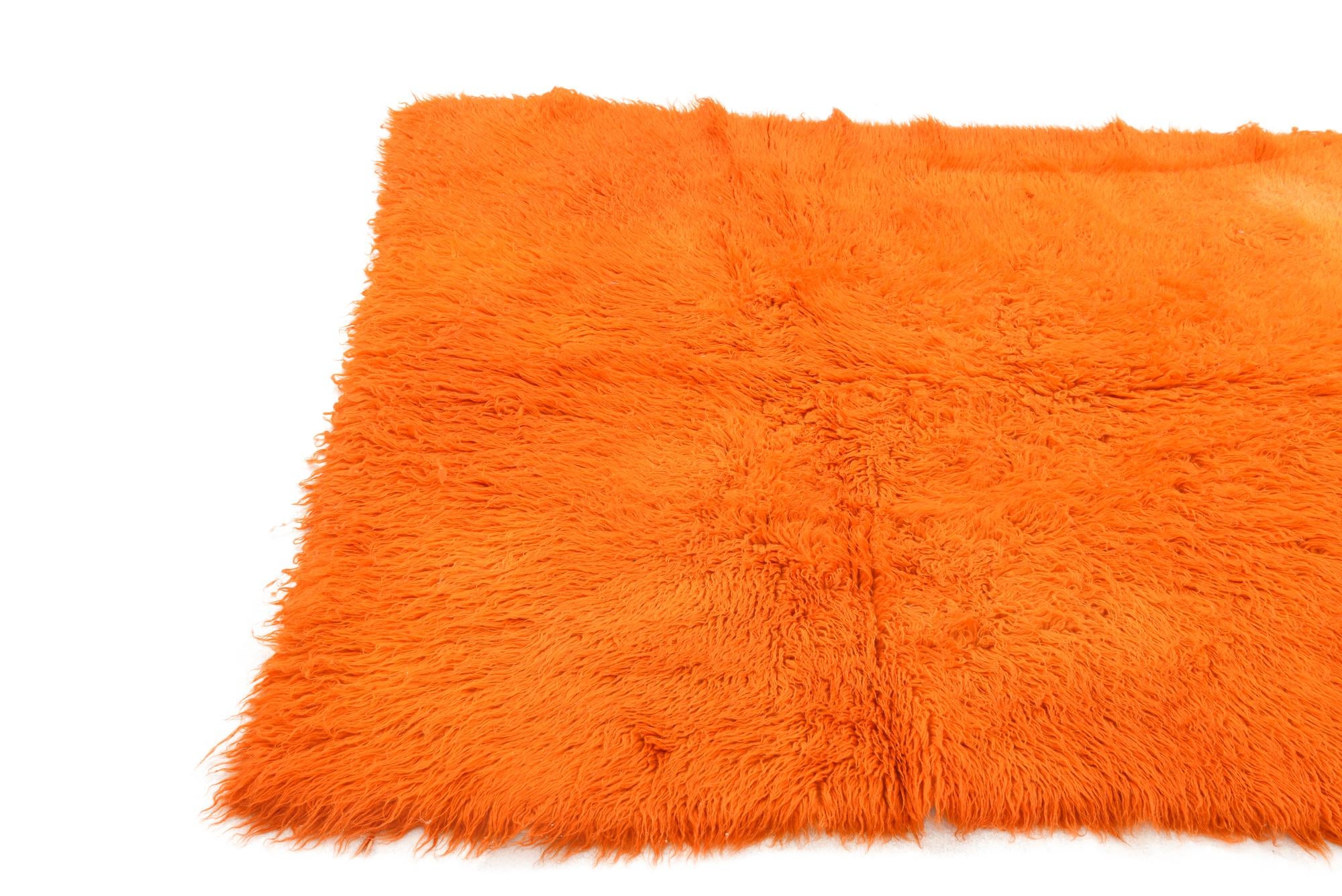4' 9 x 6' Hand Knotted Moroccan Wool Rug
