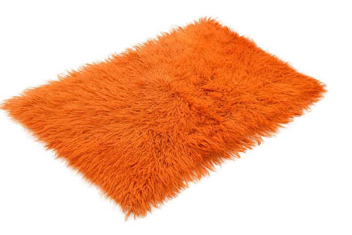 2' 4 x 3' 9 Hand Knotted Moroccan Wool Rug