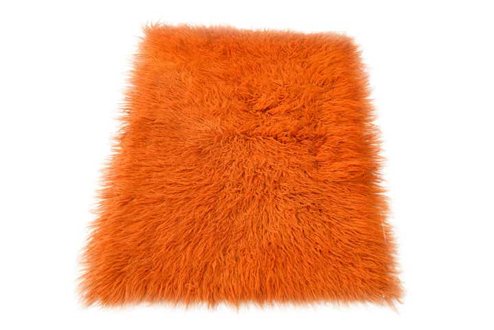 2' 4 x 3' 9 Hand Knotted Moroccan Wool Rug
