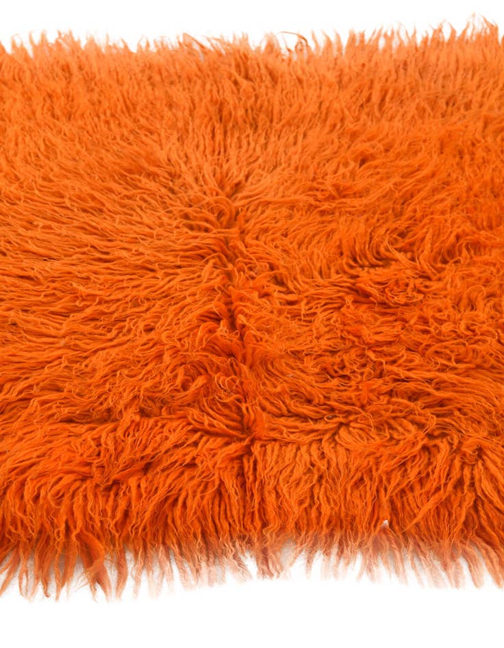 Detail image of 2' 4 x 3' 9  Hand Knotted Moroccan Wool Rug