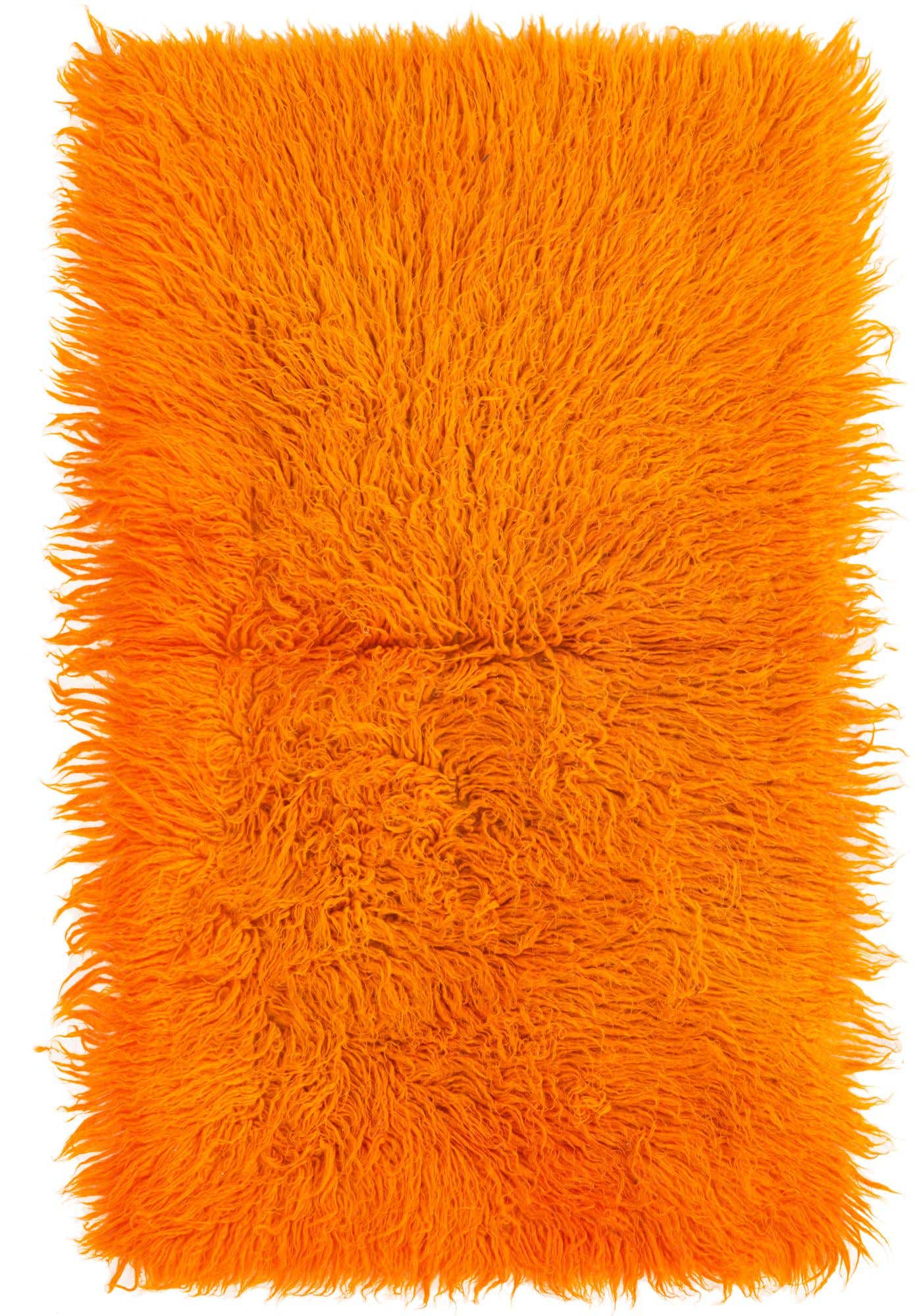 2' 4 x 3' 9 Hand Knotted Moroccan Wool Rug