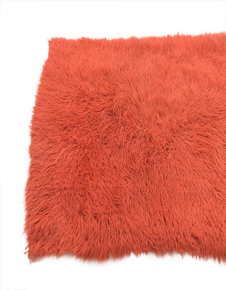 Detail image of 2' 10 x 4' Hand Knotted Moroccan Wool Rug