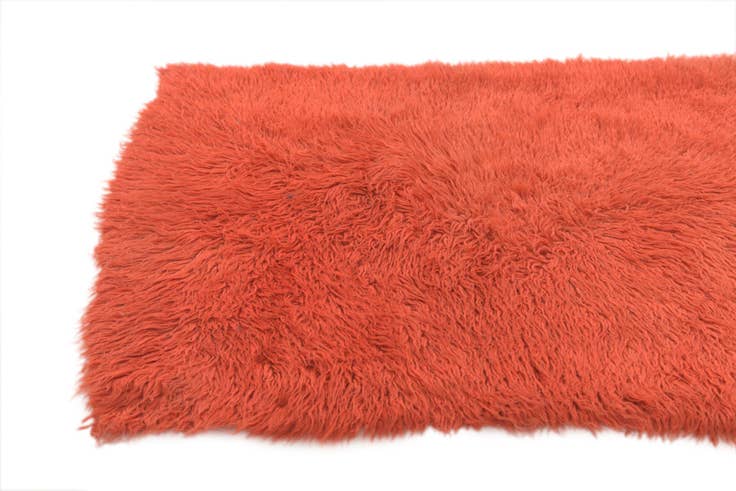Detail image of 2' 10 x 4' Hand Knotted Moroccan Wool Rug