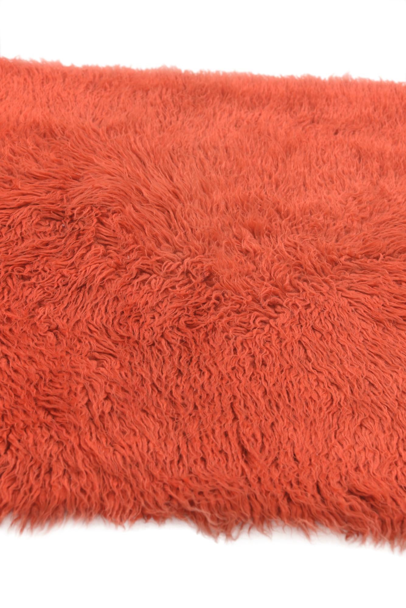 2' 10 x 4' Hand Knotted Moroccan Wool Rug