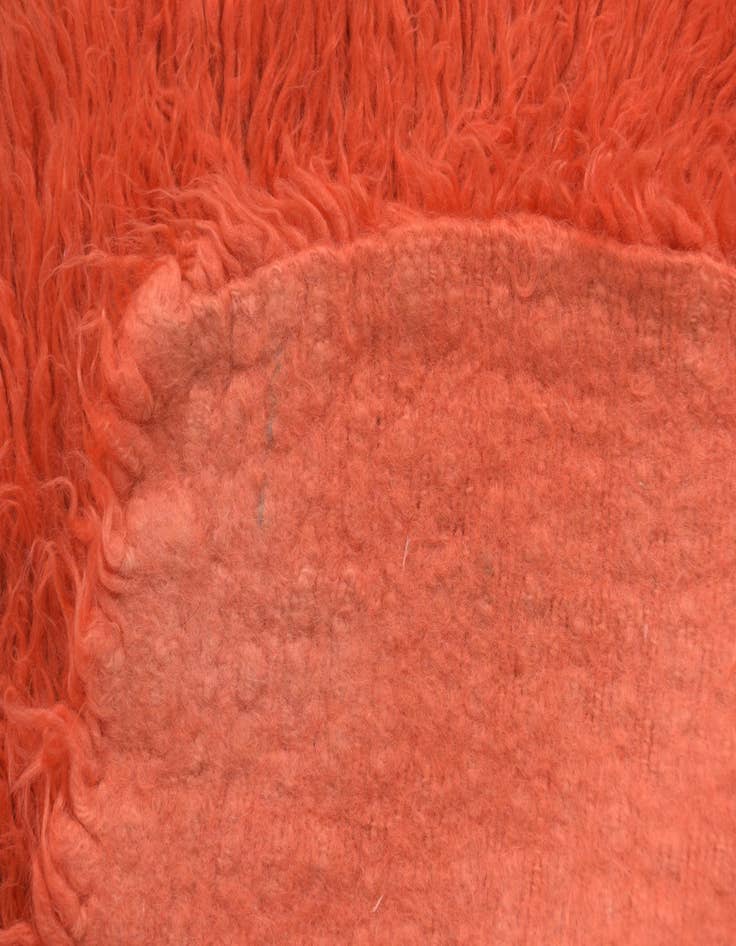 Detail image of 2' 10 x 4'  Hand Knotted Moroccan Wool Rug