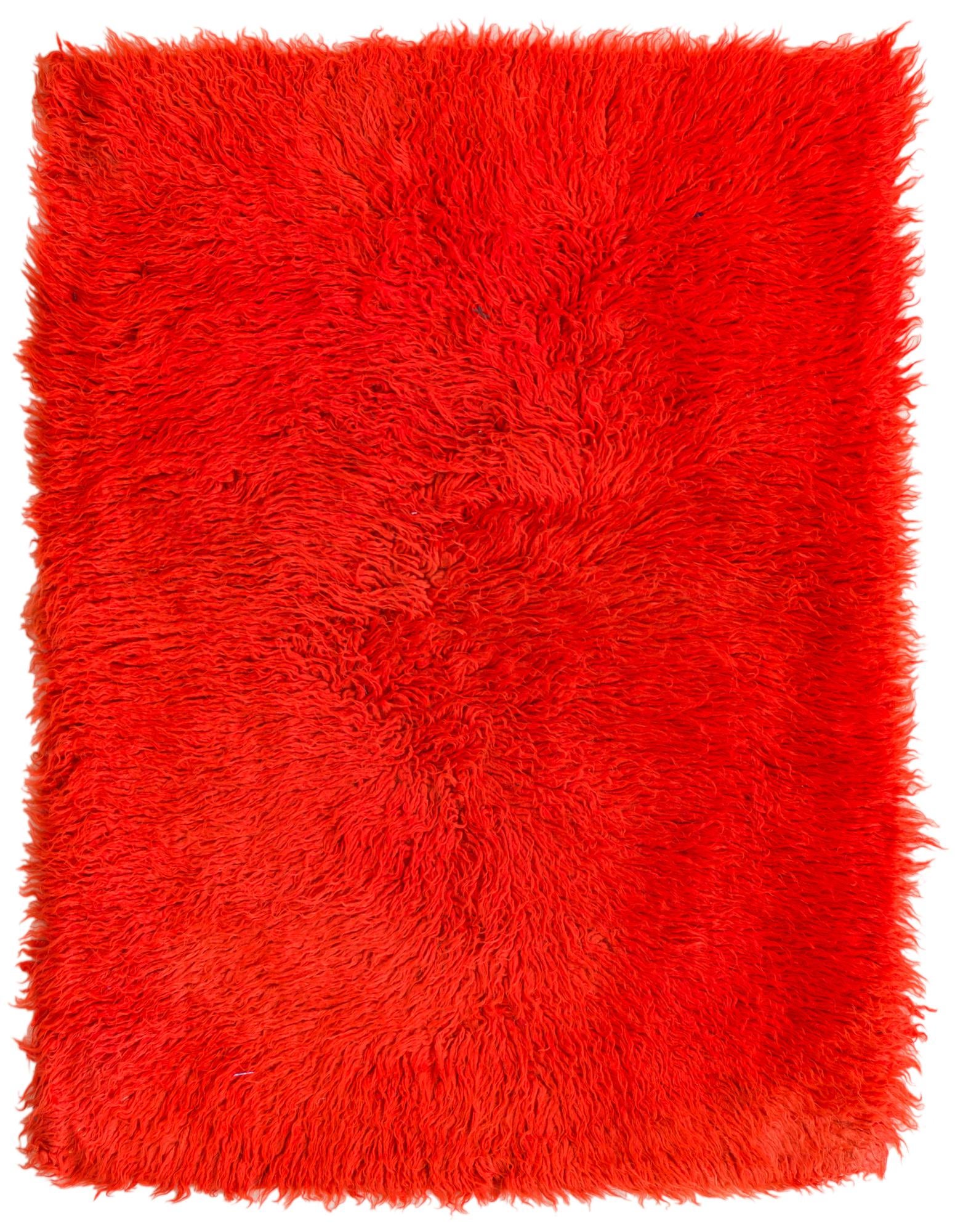 2' 10 x 4' Hand Knotted Moroccan Wool Rug