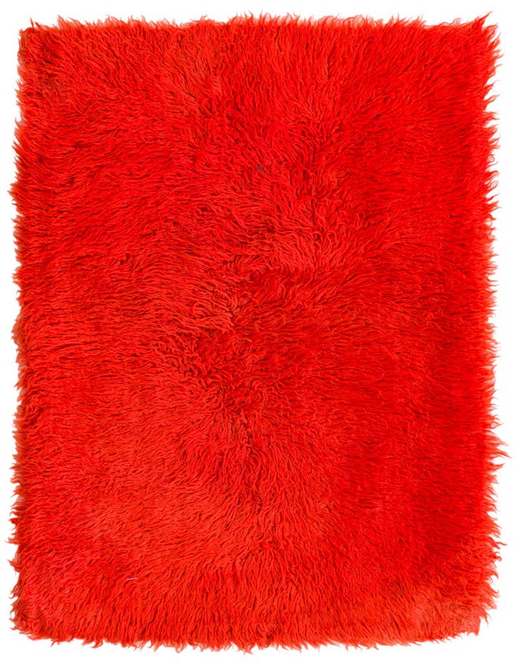 Detail image of 2' 10 x 4' Hand Knotted Moroccan Wool Rug