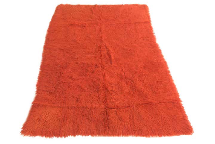 4' 6 x 7' Hand Knotted Moroccan Wool Rug
