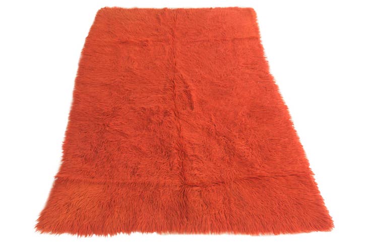 Detail image of 4' 6 x 7' Hand Knotted Moroccan Wool Rug