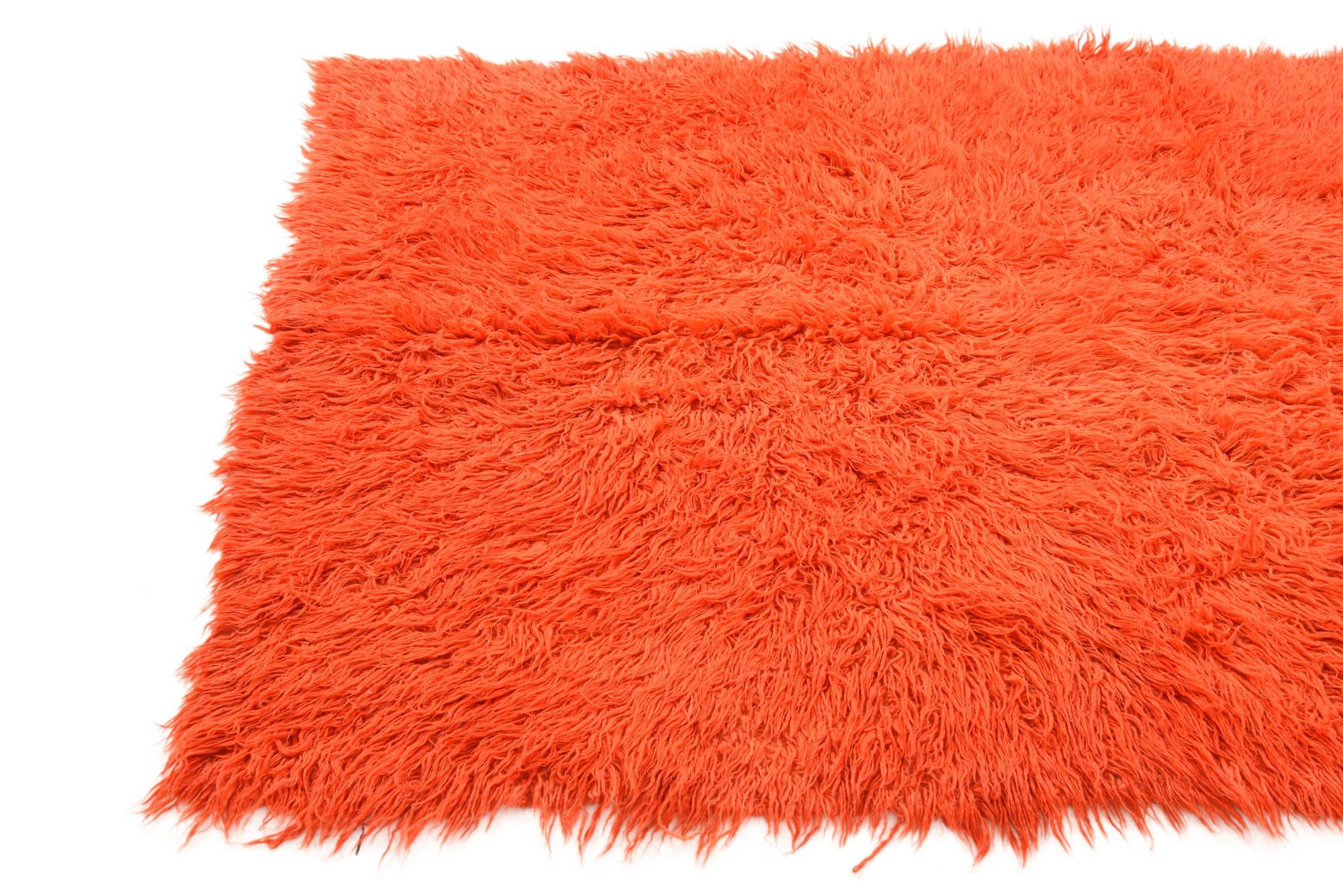4' 9 x 6' 6 Hand Knotted Moroccan Wool Rug