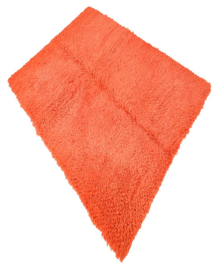 Detail image of 5' 7 x 8'  Hand Knotted Moroccan Wool Rug