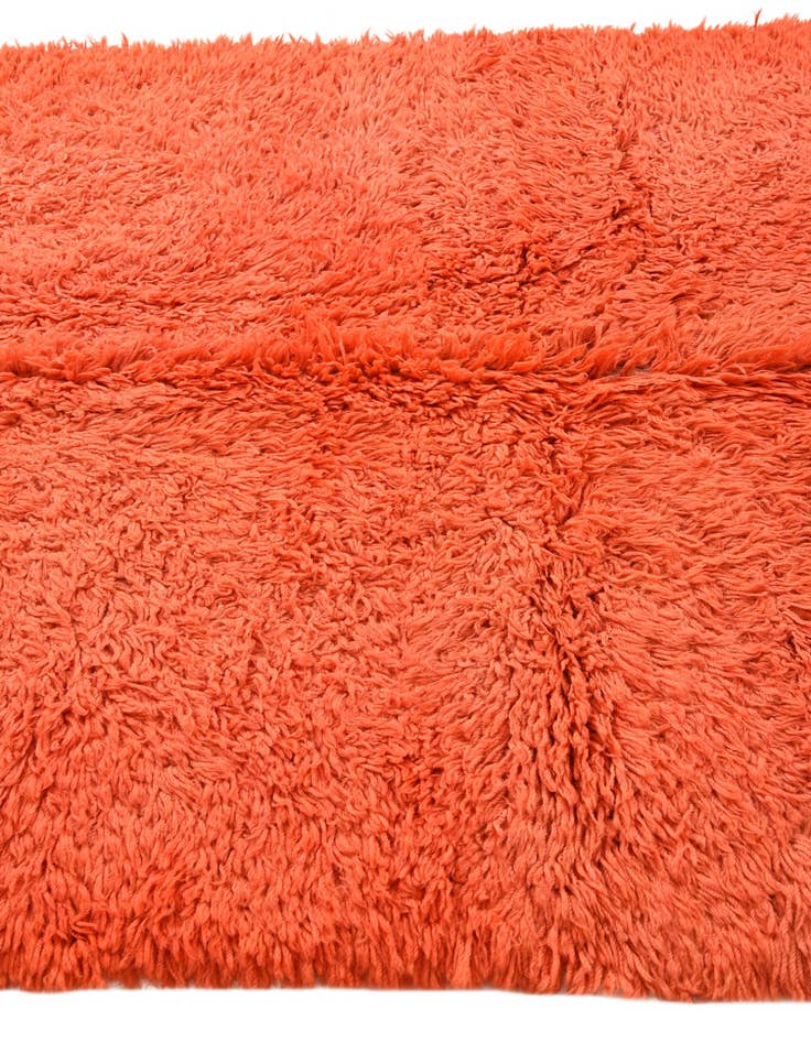 Detail image of 5' 7 x 8'  Hand Knotted Moroccan Wool Rug