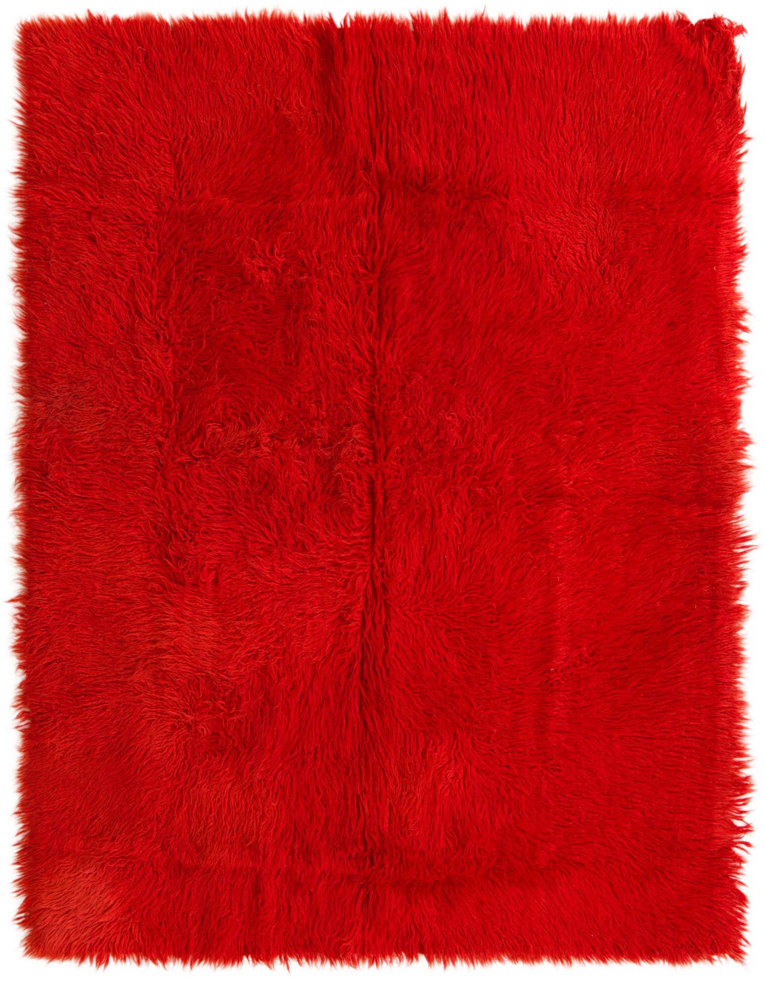 4' 9 x 6' 1 Hand Knotted Moroccan Wool Rug