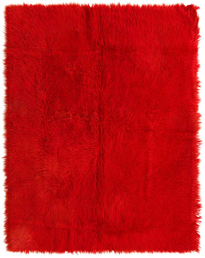 4' 9 x 6' 1 Hand Knotted Moroccan Wool Rug