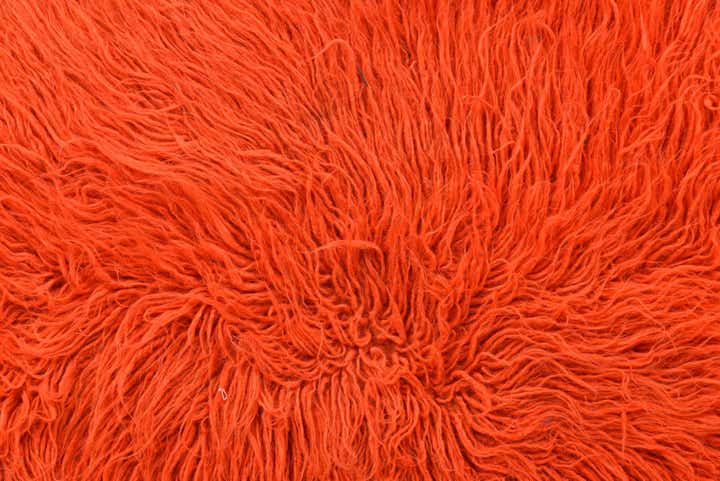 2' 1 x 4' Hand Knotted Moroccan Wool Rug
