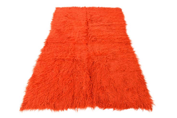 Detail image of 4' 4 x 7' 4 Hand Knotted Moroccan Wool Rug