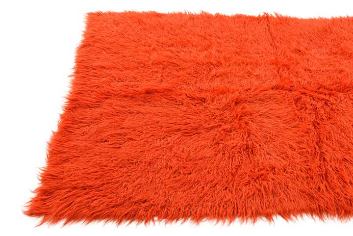 4' 4 x 7' 4 Hand Knotted Moroccan Wool Rug