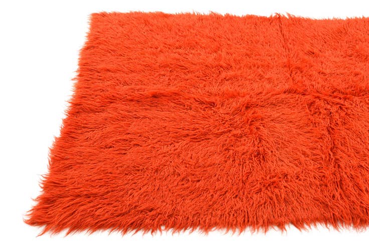 Detail image of 4' 4 x 7' 4 Hand Knotted Moroccan Wool Rug