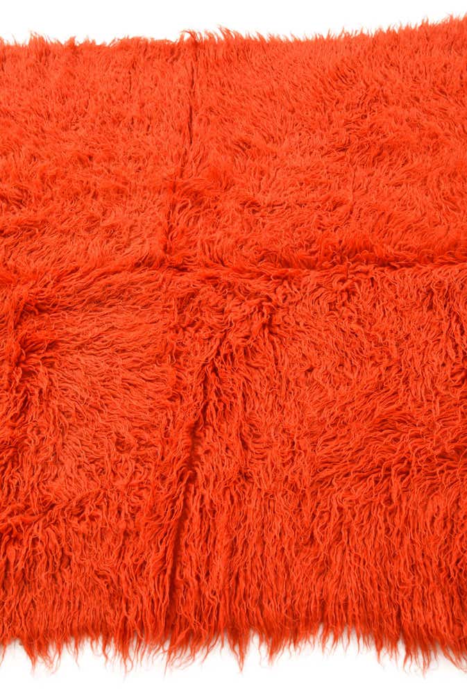 4' 4 x 7' 4 Hand Knotted Moroccan Wool Rug