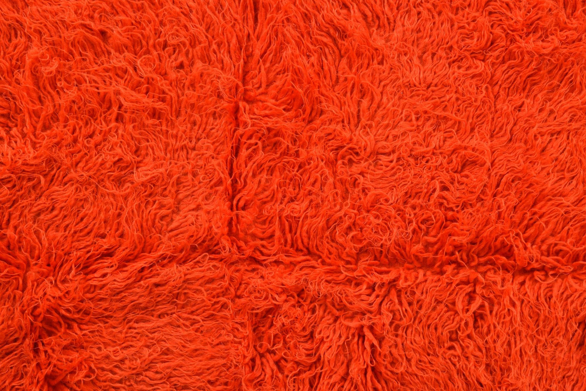 4' 4 x 7' 4 Hand Knotted Moroccan Wool Rug