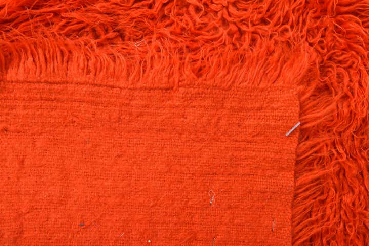 4' 4 x 7' 4 Hand Knotted Moroccan Wool Rug