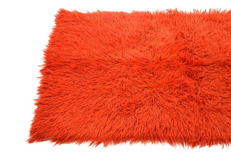 Detail image of 2' 10 x 5' Hand Knotted Moroccan Wool Rug