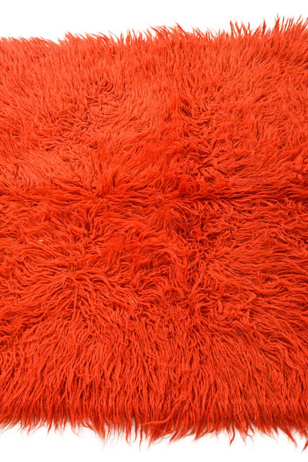 Detail image of 2' 10 x 5' Hand Knotted Moroccan Wool Rug