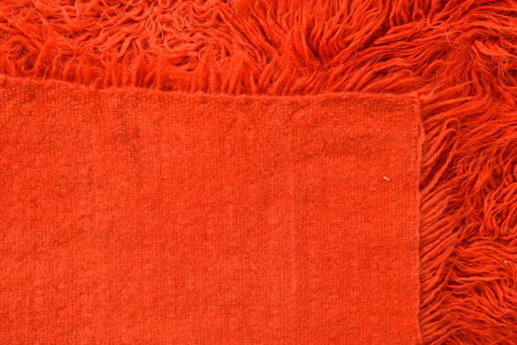 Detail image of 2' 10 x 5' Hand Knotted Moroccan Wool Rug