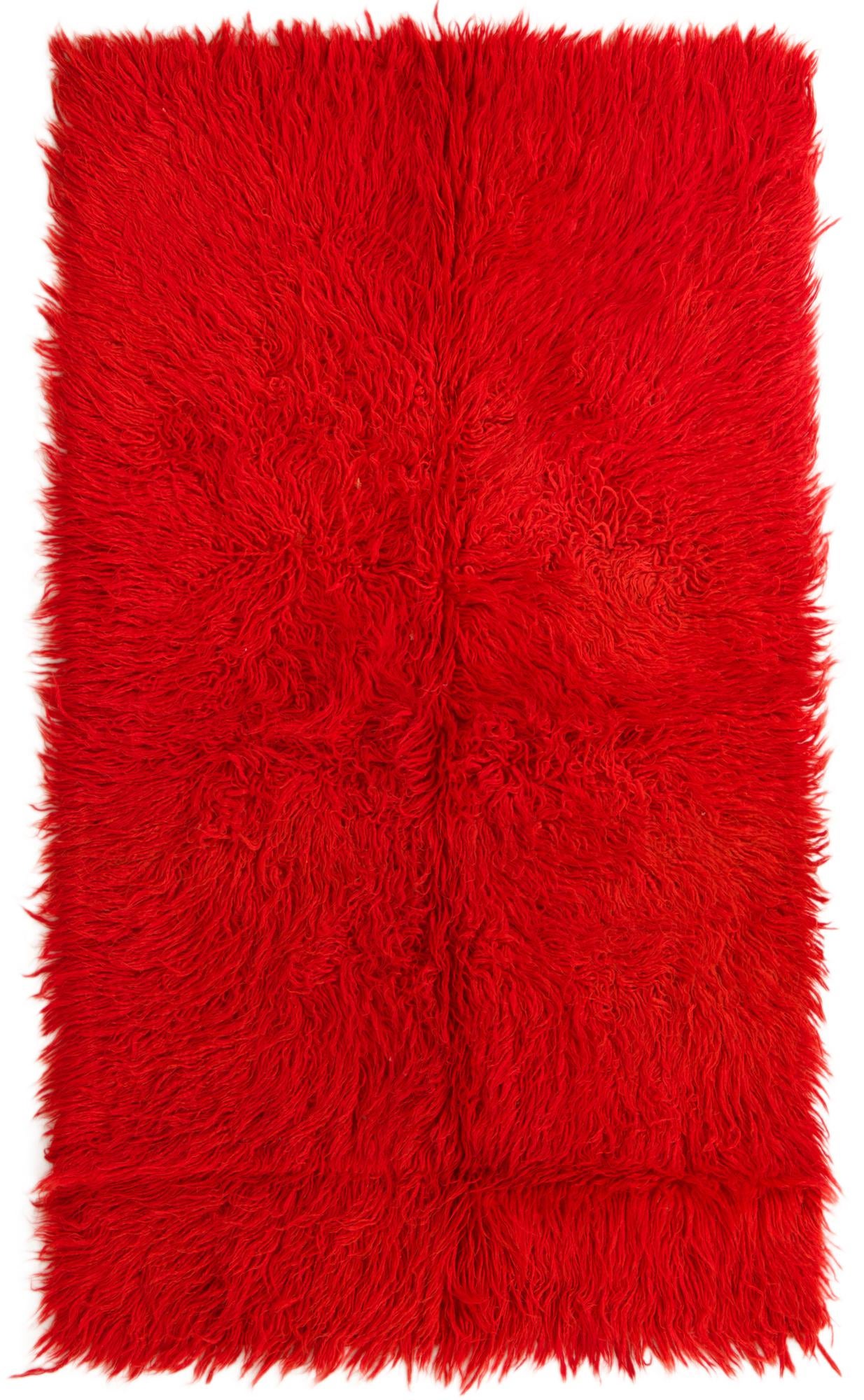 2' 10 x 5' Hand Knotted Moroccan Wool Rug