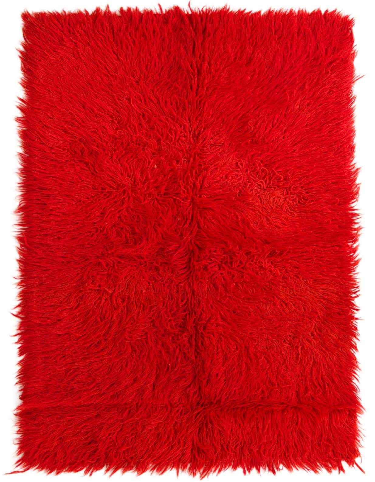 2' 10 x 5' Hand Knotted Moroccan Wool Rug