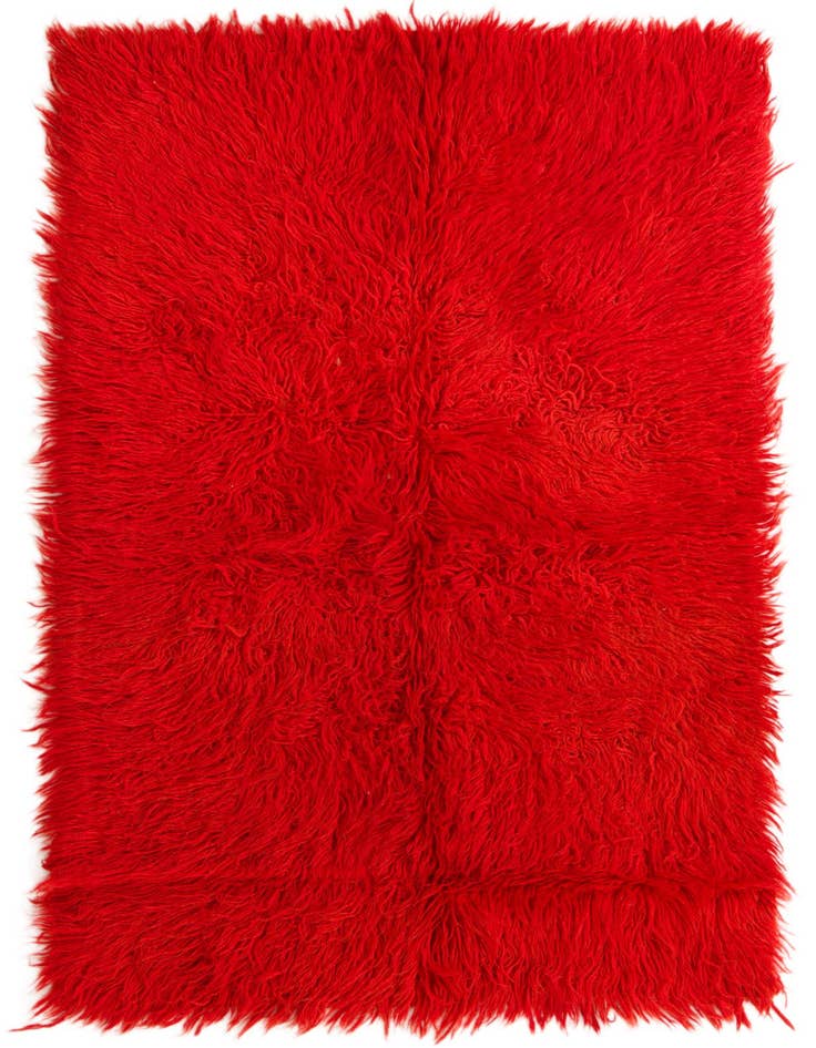 Detail image of 2' 10 x 5' Hand Knotted Moroccan Wool Rug