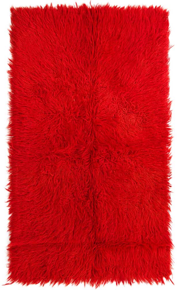 2' 10 x 5' Hand Knotted Moroccan Wool Rug