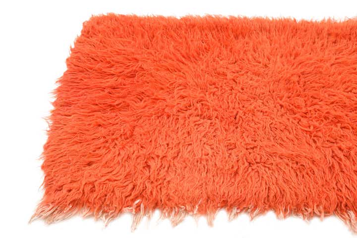 2' 4 x 4' 5 Hand Knotted Moroccan Wool Rug