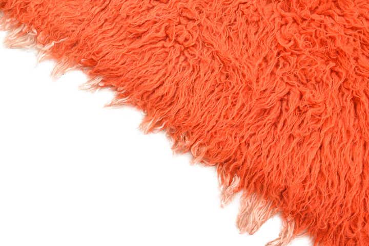 2' 4 x 4' 5 Hand Knotted Moroccan Wool Rug