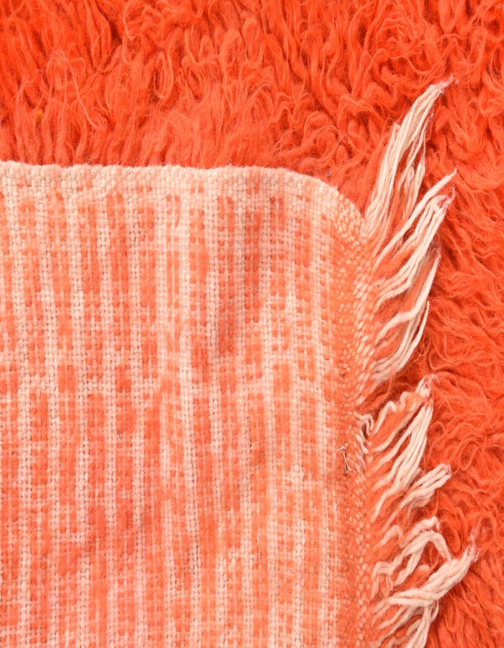 Detail image of 2' 4 x 4' 5  Hand Knotted Moroccan Wool Rug